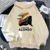 Sudadera beige Fernando Alonso casco