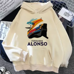 Sudadera beige Fernando Alonso casco