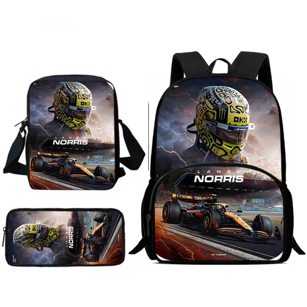 Kit Mochila + Estuche + Bandolera Lando Norris F1 - Imagen 2